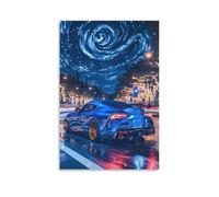 GJrjdb JDM Japanese Car Posters Canvas Art Wall House Decor Bedroom Office Posters Prints Wall Art Paitings Rustic Home Decorate for Living Room 08x12inch(20x30cm)