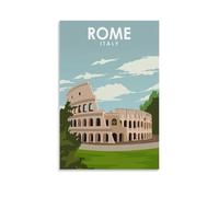 GJrjdb Vintage Travel Rome Italy Posters 16x24inch(40x60cm)