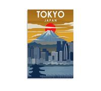 GJrjdb Vintage Travel Tokyo Japan Posters 08x12inch(20x30cm)