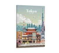 GJrjdb Vintage Travel Tokyo Japan Posters 08x12inch(20x30cm)