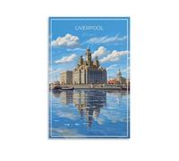 GJrjdb Vitger Travel Liverpool Posters Canvas Art Wall House Decor Bedroom Office Posters Prints Wall Art Paitings Rustic Home Decorate for Living Room 16x24inch(40x60cm)