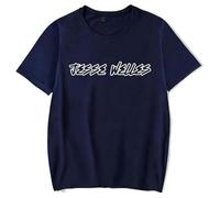 GJRJS Jesse Welles Merch Classic Logo T-Shirt, Crewneck Printing Men/Women Fashion Short Sleeve,Blue,3XL