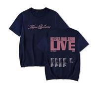 GJRJS Kelsea Ballerini 2025 New T-Shirt, Crewneck Printing Men/Women Fashion Short Sleeve,Blue,XXL