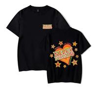 GJRJS Nelly Furtado 2025 T-Shirt, Crewneck Printing Men/Women Fashion Short Sleeve,Black,L