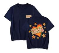 GJRJS Nelly Furtado 2025 T-Shirt, Crewneck Printing Men/Women Fashion Short Sleeve,Blue,XL