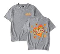 GJRJS Nelly Furtado 2025 T-Shirt, Crewneck Printing Men/Women Fashion Short Sleeve,Grey,XS