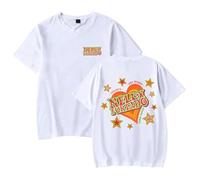 GJRJS Nelly Furtado 2025 T-Shirt, Crewneck Printing Men/Women Fashion Short Sleeve,White,XL