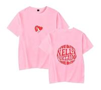GJRJS Nelly Furtado Love Bites 2025 T-Shirt, Crewneck Printing Men/Women Fashion Short Sleeve,Pink,XXS