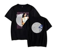 GJRJS Nelly Furtado T-Shirt, Crewneck Printing Men/Women Fashion Short Sleeve,Black,3XL