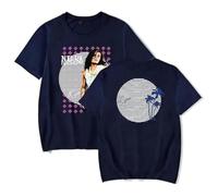 GJRJS Nelly Furtado T-Shirt, Crewneck Printing Men/Women Fashion Short Sleeve,Blue,M
