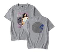 GJRJS Nelly Furtado T-Shirt, Crewneck Printing Men/Women Fashion Short Sleeve,Grey,S