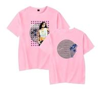 GJRJS Nelly Furtado T-Shirt, Crewneck Printing Men/Women Fashion Short Sleeve,Pink,M