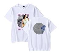 GJRJS Nelly Furtado T-Shirt, Crewneck Printing Men/Women Fashion Short Sleeve,White,XS
