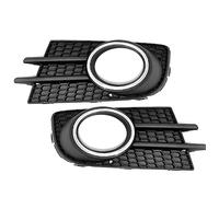 Gjsgjy For VW For Tiguan 2012 2013 2014 2015 2016 2017 2018 Car Front Fog Light Shell Fog Lamp Frame Fog Lamp Holder Accessories Front Fog Lamp Shade Decorative Cover (Color : Chrome Ring A Pair)
