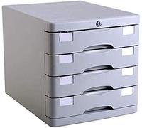 GJSN File Shelf,File Cabinet Flat File Shelf,File Cabinet Vertical 4 Drawer Desktop Data Storage Box Key Lock Office Cabinet