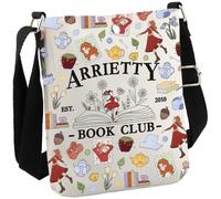 GJTIM Japanese Animation Movie Gift Book Lover Gift Arrietty Crossbody Bag for Cartoon Movie Lover, Arrietty Cb, Multifunctional