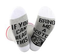 GJTIM Whiskey Gift Whiskey Lover Gift Drinker If You Can Read This Bring Me A Whiskey Lover Socks, S-cotch, Large