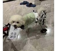 GJUOFFKO Dog wheelchairs, large, medium and small dog wheelchairs pet strollers dog wheelchairs large dog hind leg rehabilitation devices, walking wheels to help them stand up harness