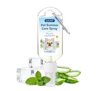 GJYC PET Dog Cooling Spray with Carabiner 65ml - Instant Relief & Refreshing Mist for Summer, with Menthol, Aloe Vera & Oat, Ideal for On-the-Go, Active & Brachycephalic Dogs