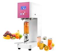 GJYKGHKR Semi-Automatic Can Sealing Machine 370W With Led Display, Sealing Diameter 55Mm, Can Height 115Mm-170Mm For Aluminum And Pet Cans,White