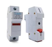 GJZIFGFWQ 10 Sets PV Solar Fuse 500V DC 14 * 51Fuse, with LED Holder for System Protection RT18-63X 1P