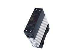 GJZIFGFWQ 10A 25A 40A 50A 60A 80A Random Single Phase Slim SSR Solid State Relay with Heat Sink DIN Rail Mount(10A)