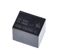 GJZIFGFWQ 5Pcs 5V 12V 24V 20A DC Power Relay SRA-05VDC-CL SRA-12VDC-CL SRA-24VDC-CL 5Pin PCB(Sra-12vdc lack)