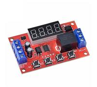 GJZIFGFWQ DC 5V 12V 24V 10A Adjustable Time Delay Relay Module LED Digital Timming Timer Trigger Switch Control(5V)