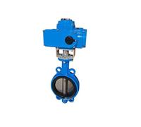GJZIFGFWQ DN50 DN65 2”Electric clip-on butterfly valve D971X-16Q cast iron switch adjustment 4-20ma rubber soft seal water(DN65 4-20ma-D-QT450)