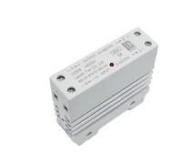 GJZIFGFWQ Slim Rail SSR-10DA SSR-25DA SSR-40DA 10A 25A 40A Single Phase Solid State Relay Module DC Input 24-480V Output AC DC-AC(40DA)