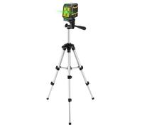 gjzje Adjustable Cross Line Level | Aluminum Tripod Cross Line Level | Quick Setup Leveler Alignment Tool Kit for Plumbing Installation Floor Garden Wall Mounting Window Outdoor