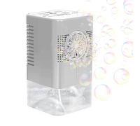gjzje Bubble Blower Machine,Outdoor Bubble Machine Toys Automatic | Interactive Toys with Lights, Backyard Games for Kids Toddler Summer Activities Beach Birthday Outdoor Play
