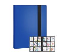 gjzje Card Collecting Binder | 20-Page Sports Card Holder Collection Binder | Waterproof Storage Album Folder for Display Hobbyist Collectors Kids Men Women Boys Girls Travel Home