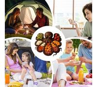 gjzje Charcuterie Boards | Veggie Charcuterie Appetizer Platter - Food Meal Platter - for Theme Party Picnic Dinner Lunch Breakfast Camping Kitchen