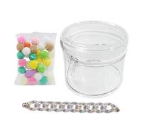 gjzje Clear Figure Display Bag,Dustproof Zipper Storage with Chain | Zipper Closure Doll Display Bag - for Adults Kids Teens Women Men Cartoon Lovers Anime Enthusiasts Party Favor