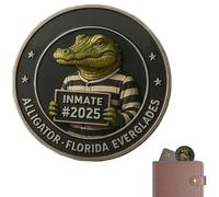 gjzje Coin for Collectors | Alligator Coin Humorous - Art Display Collection for Florida Lovers History Buffs Marine Enthusiasts Women Men Collecting Home Decor