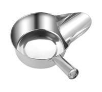 gjzje Food Service Scoop,Fried Food Serving Scoop Stainless Steel | Meal Preparation Tool with Duckbill Spout for Sugar Candy Sauce Rice Popcorn Mashed Potatoes