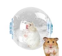 gjzje Hamster Exercise Ball | Transparent Silent Running Hamster Wheel,Portable Wheel Cage Ball Small Pets Activity for Family Fun Playtime Accessories