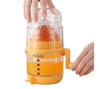 gjzje Hand Juicer | Handheld Lemon Orange Squeezer Reamer,Food-Grade Lime Press Reamer Portable Fruit Extractor with Pour Spout for Kitchen Camping Picnic