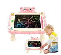 gjzje LCD Writing Pad - Doodle Board with Stand | Early Learning Tool for Boys and Girls, Erasable LCD Writing Pad with Stand for Indoors and Outdoors