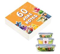 gjzje Lunch Notes - 60-Sheet Motivational Cards - Kids Kindergarten Lunch Box Notes | for Mom Dad Classroom Kindergarten Affirmation Joy Boys Teens