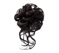 gjzje Messy Bun Hair Clip, Wavy Curly Fake Hair Bun Extensions Ponytail Hairpieces, Styling Ponytail Holder Hairpieces Wigs for Dating Event Party Wedding Casual Occasions