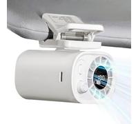 gjzje Personal Clamp on Fan | Clamp-On Rechargeable Fan Portable - USB Rechargeable Cooling Equipment with Led Display for Hot Weather Camping Yoga Picnic Dog Walking Commuting