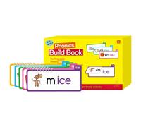 gjzje Phonics Word Family Build Book | Reading Game | Word Families Flash Cards,for Kids Girls Kindergarten Preschoolers Teachers Tutoring Centers Classroom Summer Learning Group Work