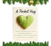 gjzje Pocket Heart Cards - Golf Theme Encouragement Decoration - Heart Design Positive Affirmation Stones,for Thanksgiving Mother's Day Valentines Christmas Birthday Women Kids Friends Teens