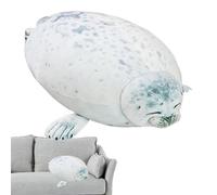 gjzje Seal Plush Throw Pillow 30/40cm, Chubby Blob Seal Pillow Cute Seals Plush Toy Stuffed Animals, Realistic Soft Hugging Dolls For Kids And Adults Gift, Bedroom, Living Room, Bed, Sofa Decoration