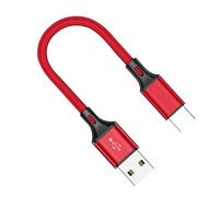 gjzje USB Type C Cable, 25cm Nylon USB Type C Phone Charger Cord, Portable Long Data Transfer Nylon Fast Charging Charger Cord for Laptop Phone Computer