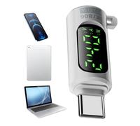 gjzje USB Voltage Meter,Digital Extension Connector - High-Speed Data Transfer 240W 40Gbps USB Adapter for Laptop, Phone, Computer, Tablet