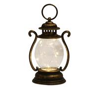 gjzje Vintage Lantern - Traditional Hanging Led Lantern Lamp,Battery Powered for Christmas, Halloween, Outdoor Hiking Camping