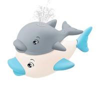 gjzje Whale Water Spray Toy - Bath Sprinkler | Musical Educational Light Up Sensory Game for Travel, Indoors, Beach, Water Play, Swimming Pool